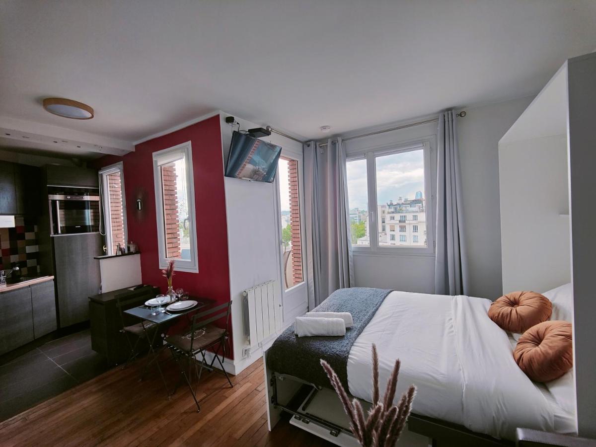 Studio Neuilly Seine - Champs Elysees - La Defense Apartment Exterior foto